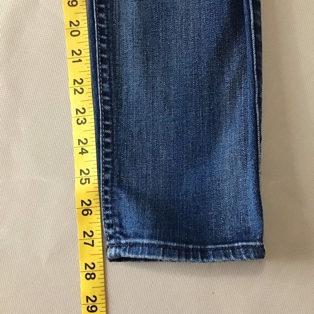 7 For All Mankind Blue The Ankle Skinny Jeans - Picture 11 of 16